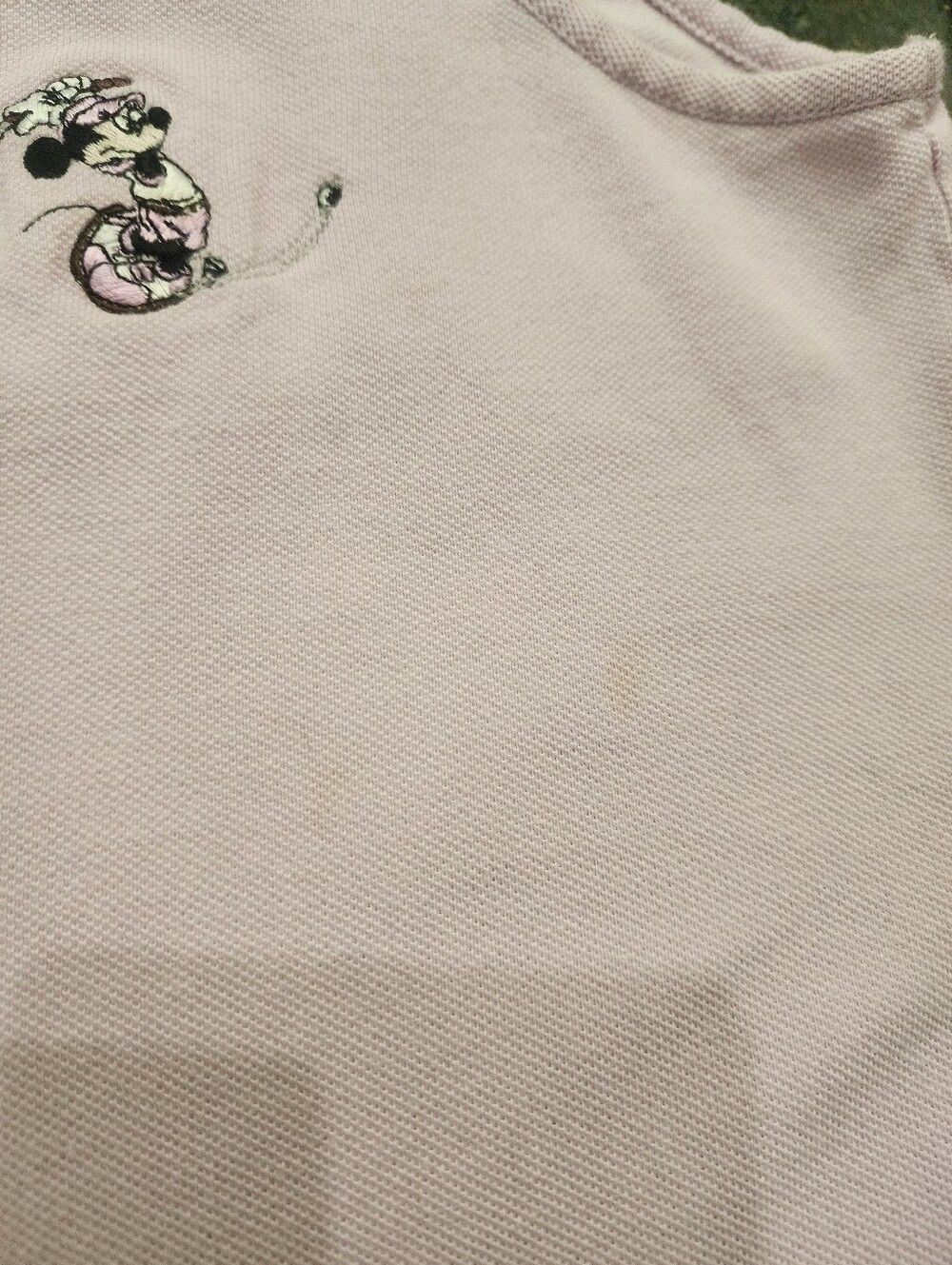 Vintage 90s Disney Golf Collection Women's Medium Minnie Sleeveless Polo Shirt - Picture 5 of 8